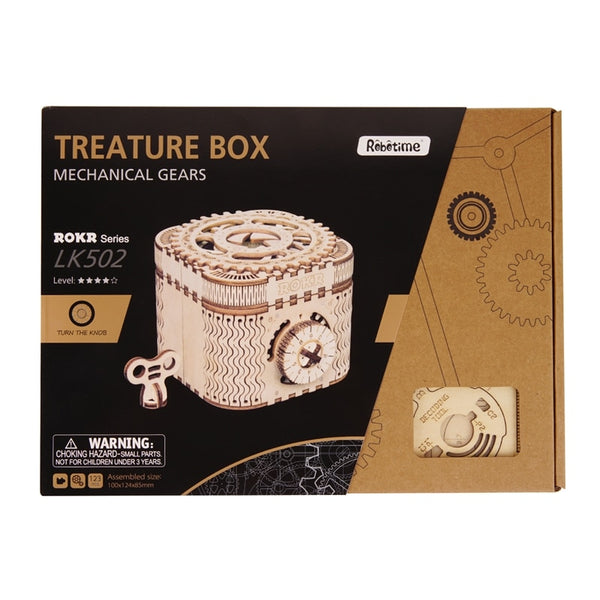 ROKR DIY 3D Wooden Puzzle Gear Model Building Kit Toys Gift for Children Teens | Vimost Shop.