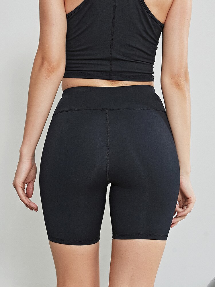 Letter Print Yoga Sports Shorts For Women High Stretch Hips Lifting Short Pants For Women Casual Fashion Workout Fitness Trouser | Vimost Shop.