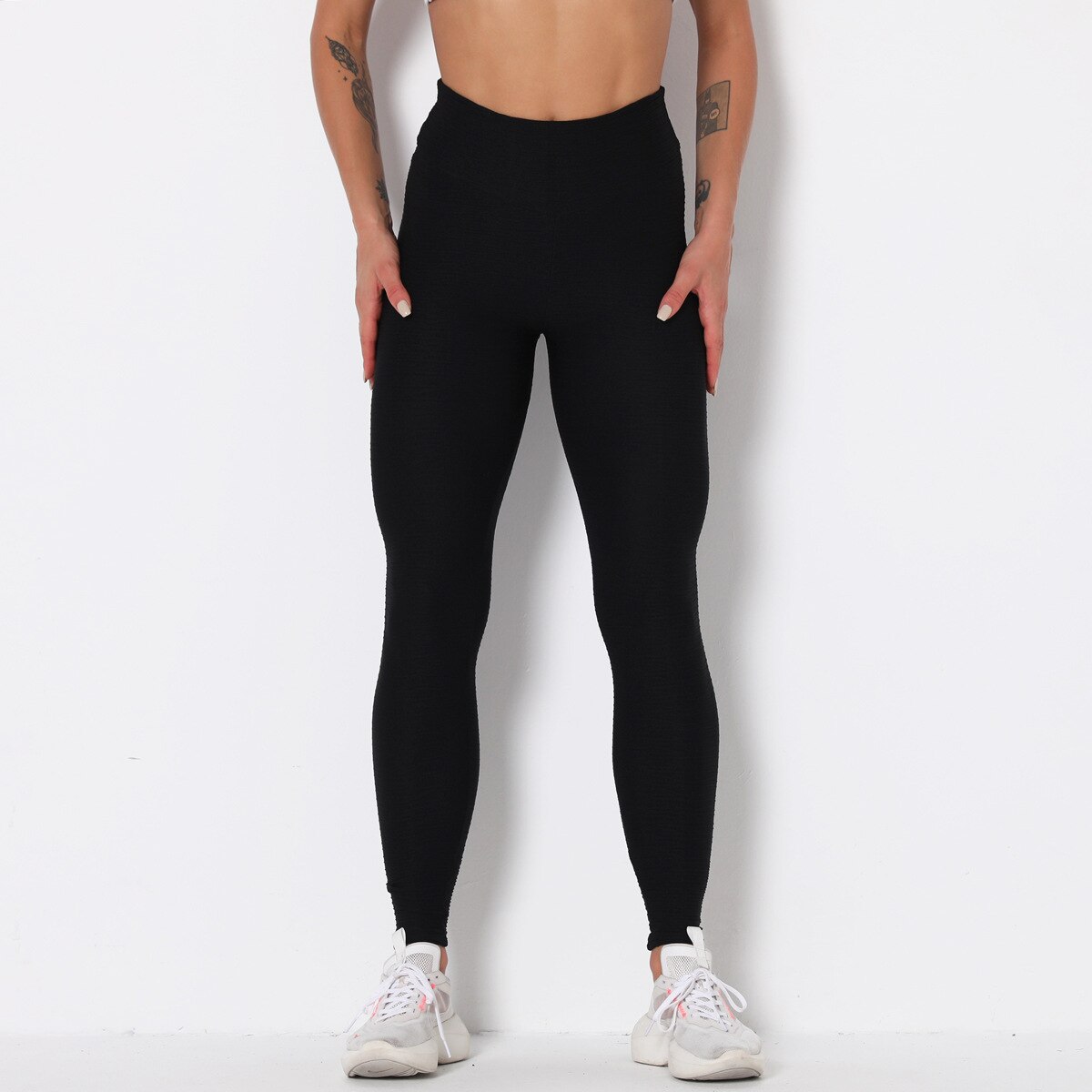 Autumn Solid Yoga Leggings High Elastics Pants For Women High Waist Hips Lifting Yoga Trousers Energy Fitness Sports Tracksuit | Vimost Shop.