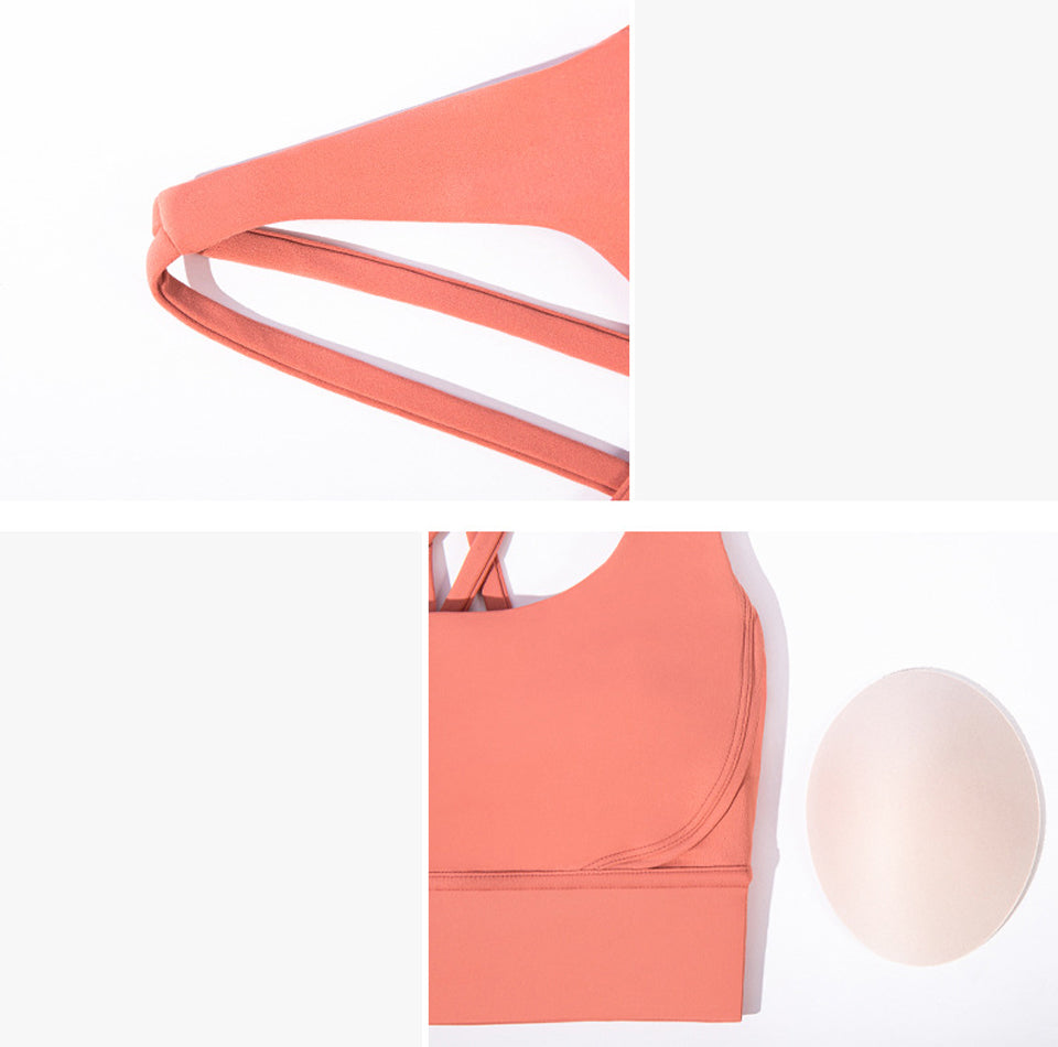 Seamless High Elastic Gym Bra For Women Sports Fitness Workout Tank Crop Top Jogging Running Energy Active Wear Gym Clothing | Vimost Shop.