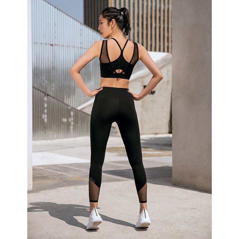 Seamless Yoga Gym Leggings Sports High Elastics Hip Lifting Sheer Mesh Pants Workout Push Up Gym Running Casual Female Outfits | Vimost Shop.