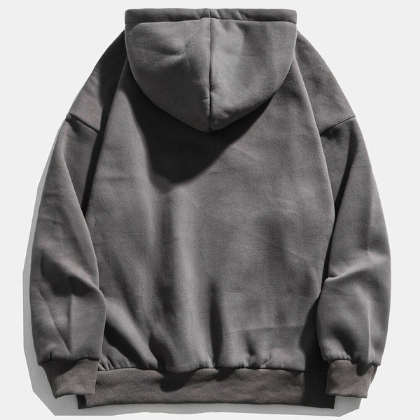 Hoodies Men Bone Letter Printed Streetwear Men Casual Hooded Vintage Harajuku Hip Hop Couple Sweatshirt Pullover Autumn