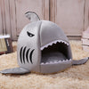 Willstar Pet Cat Bed House Gray Shark Shape Kennel Dog Warm Sleeping Mat Comfortable Beds for Small Large Pets | Vimost Shop.