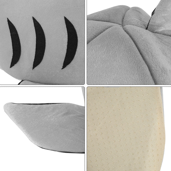 Willstar Pet Cat Bed House Gray Shark Shape Kennel Dog Warm Sleeping Mat Comfortable Beds for Small Large Pets | Vimost Shop.