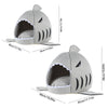 Willstar Pet Cat Bed House Gray Shark Shape Kennel Dog Warm Sleeping Mat Comfortable Beds for Small Large Pets | Vimost Shop.