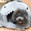 Willstar Pet Cat Bed House Gray Shark Shape Kennel Dog Warm Sleeping Mat Comfortable Beds for Small Large Pets | Vimost Shop.