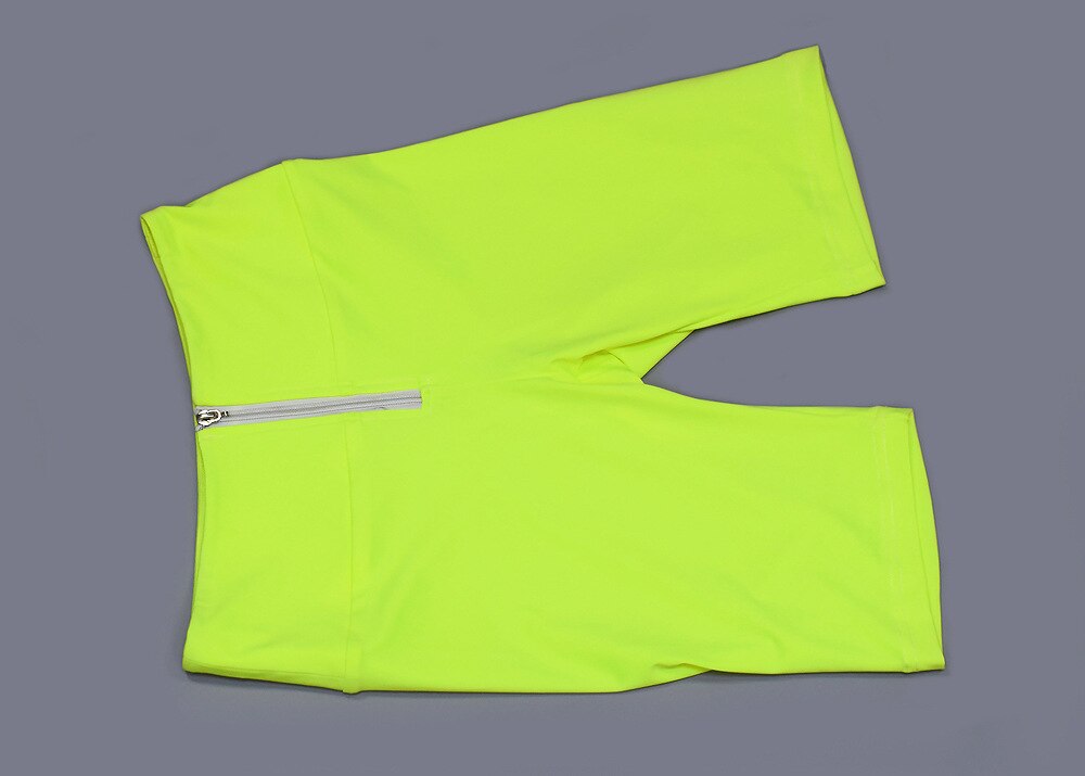 Fluorescent Seamless Yoga Fitness Sports Set Tank Zipper Crop Top Slim Leggings Short Pants Gym Workout Outdoor Jogging Suits | Vimost Shop.