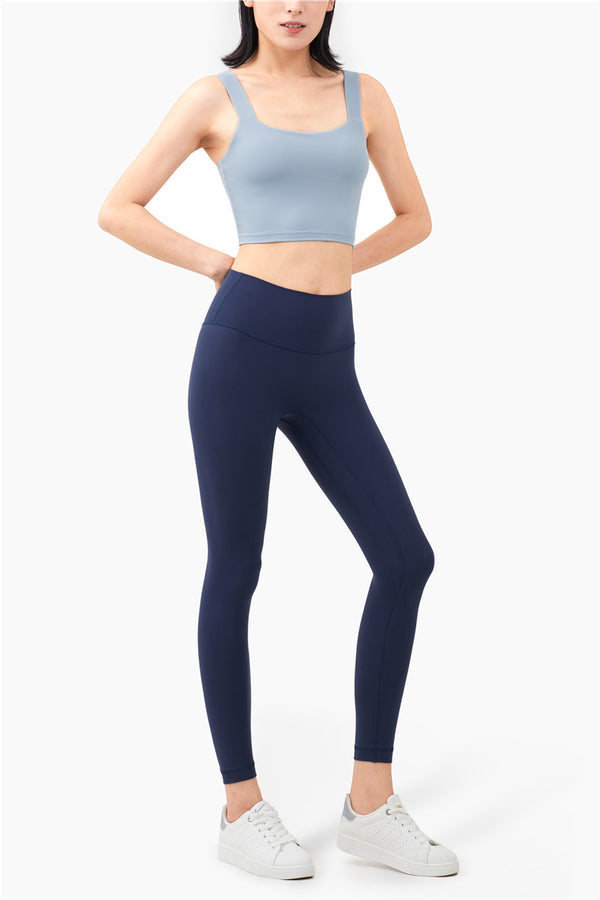 Women Seamless Yoga Sport Tank Crop Top Solid Deep U-back Vest Bra Gym Fitness Workout Top Running Training High Impact Tank Top | Vimost Shop.