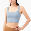 Women Seamless Yoga Sport Tank Crop Top Solid Deep U-back Vest Bra Gym Fitness Workout Top Running Training High Impact Tank Top | Vimost Shop.