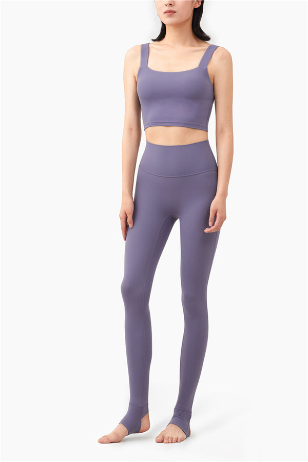 Women Seamless Yoga Sport Tank Crop Top Solid Deep U-back Vest Bra Gym Fitness Workout Top Running Training High Impact Tank Top | Vimost Shop.