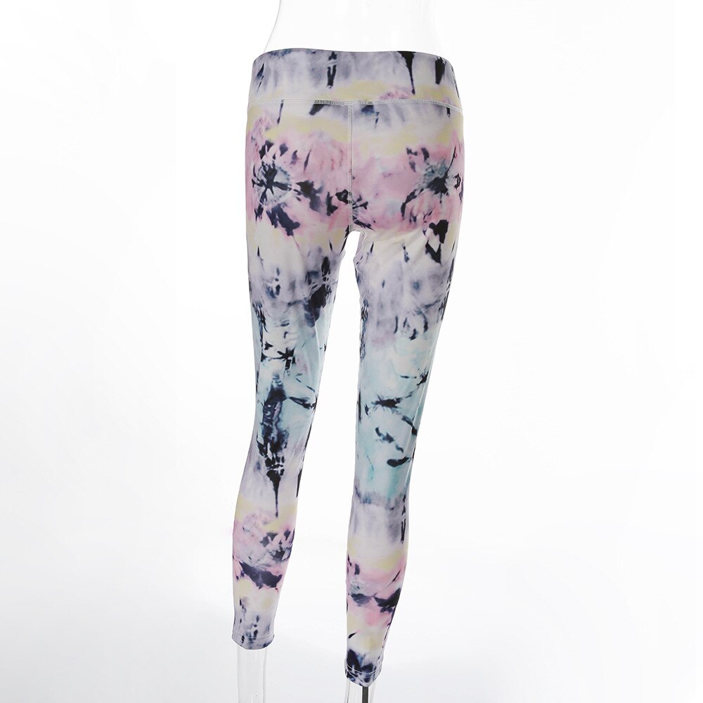 Tie Dye Leggings Seamless Yoga Leggings Gym Fashion Fitness Running Sports Workout Push Up Running Training Hips Lifting Pants | Vimost Shop.