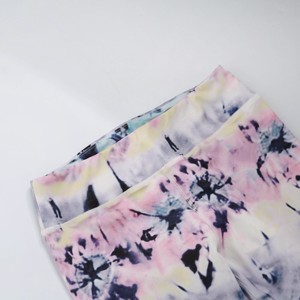 Tie Dye Leggings Seamless Yoga Leggings Gym Fashion Fitness Running Sports Workout Push Up Running Training Hips Lifting Pants | Vimost Shop.