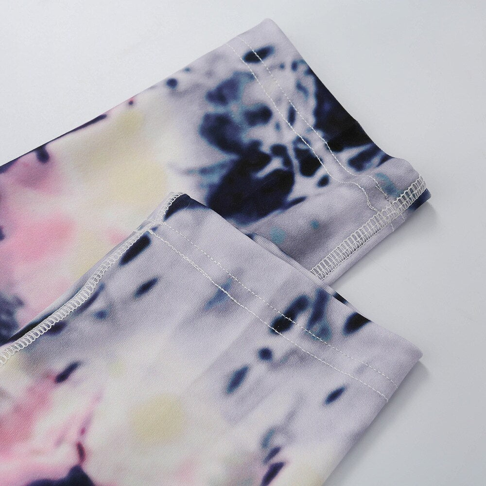 Tie Dye Leggings Seamless Yoga Leggings Gym Fashion Fitness Running Sports Workout Push Up Running Training Hips Lifting Pants | Vimost Shop.