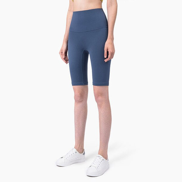 Seamless Yoga Shorts Casual Fashion Biker Jogging Short Leggings For Women Solid Hips Lifting High Waist Stretchy Short Pants | Vimost Shop.