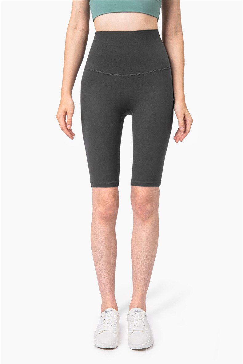 Seamless Yoga Shorts Casual Fashion Biker Jogging Short Leggings For Women Solid Hips Lifting High Waist Stretchy Short Pants | Vimost Shop.