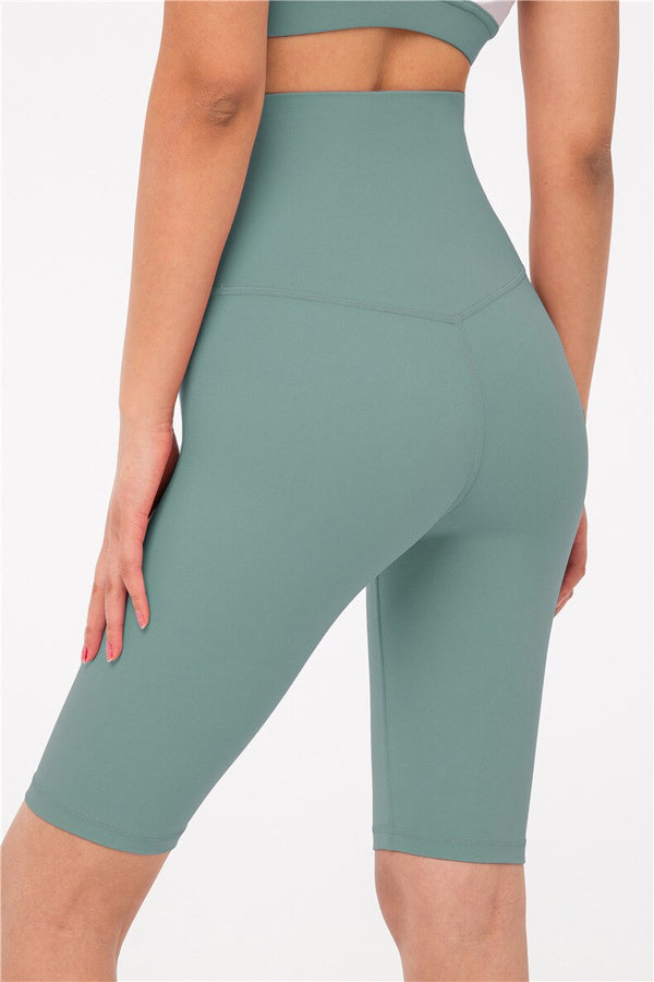 Seamless Yoga Shorts Casual Fashion Biker Jogging Short Leggings For Women Solid Hips Lifting High Waist Stretchy Short Pants | Vimost Shop.