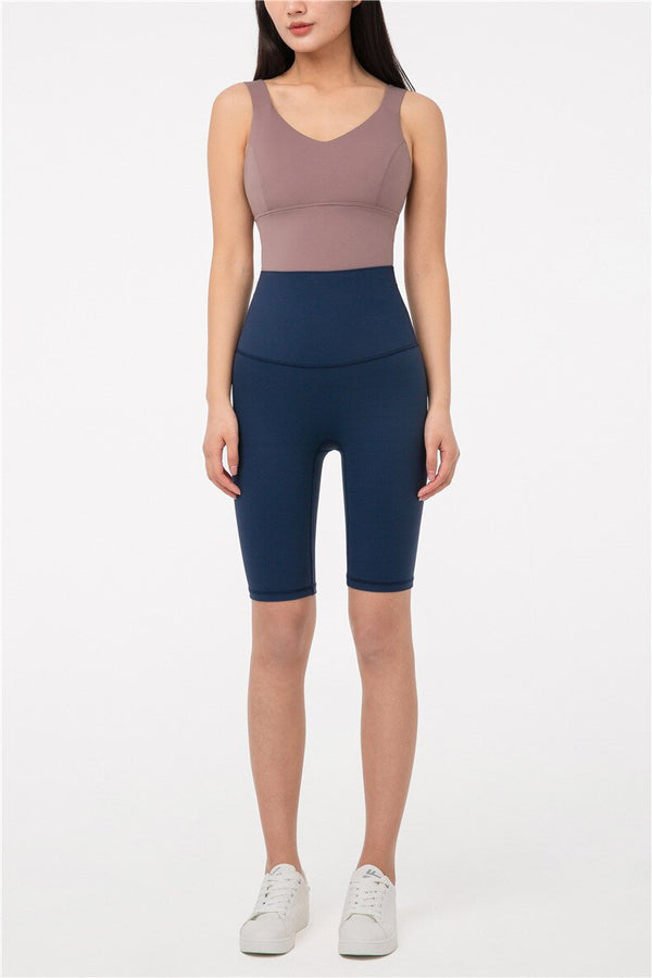 Seamless Yoga Shorts Casual Fashion Biker Jogging Short Leggings For Women Solid Hips Lifting High Waist Stretchy Short Pants | Vimost Shop.