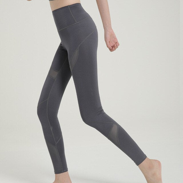 Seamless Yoga Leggings Patchwork Slim Pants High Elastics Workout Push Up Sports Fitness Running Casual High Waist Outdoor Pant | Vimost Shop.