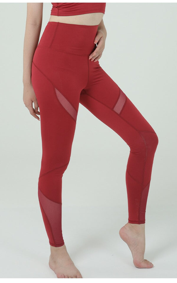 Seamless Yoga Leggings Patchwork Slim Pants High Elastics Workout Push Up Sports Fitness Running Casual High Waist Outdoor Pant | Vimost Shop.