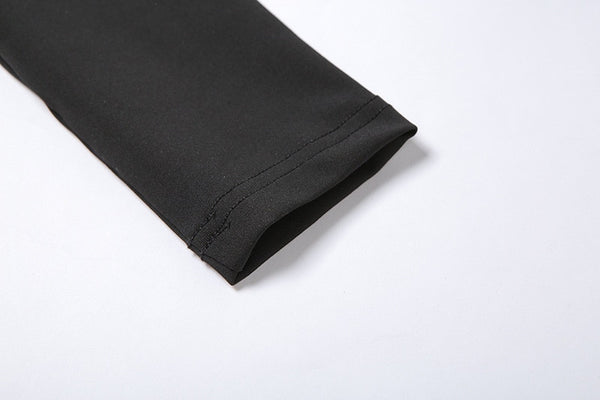 Autumn Women Yoga Set Mock Neck Long Sleeve Crop Top Fitness Leggings Pants Gym Workout Outdoor Sports Suits Active Wear | Vimost Shop.