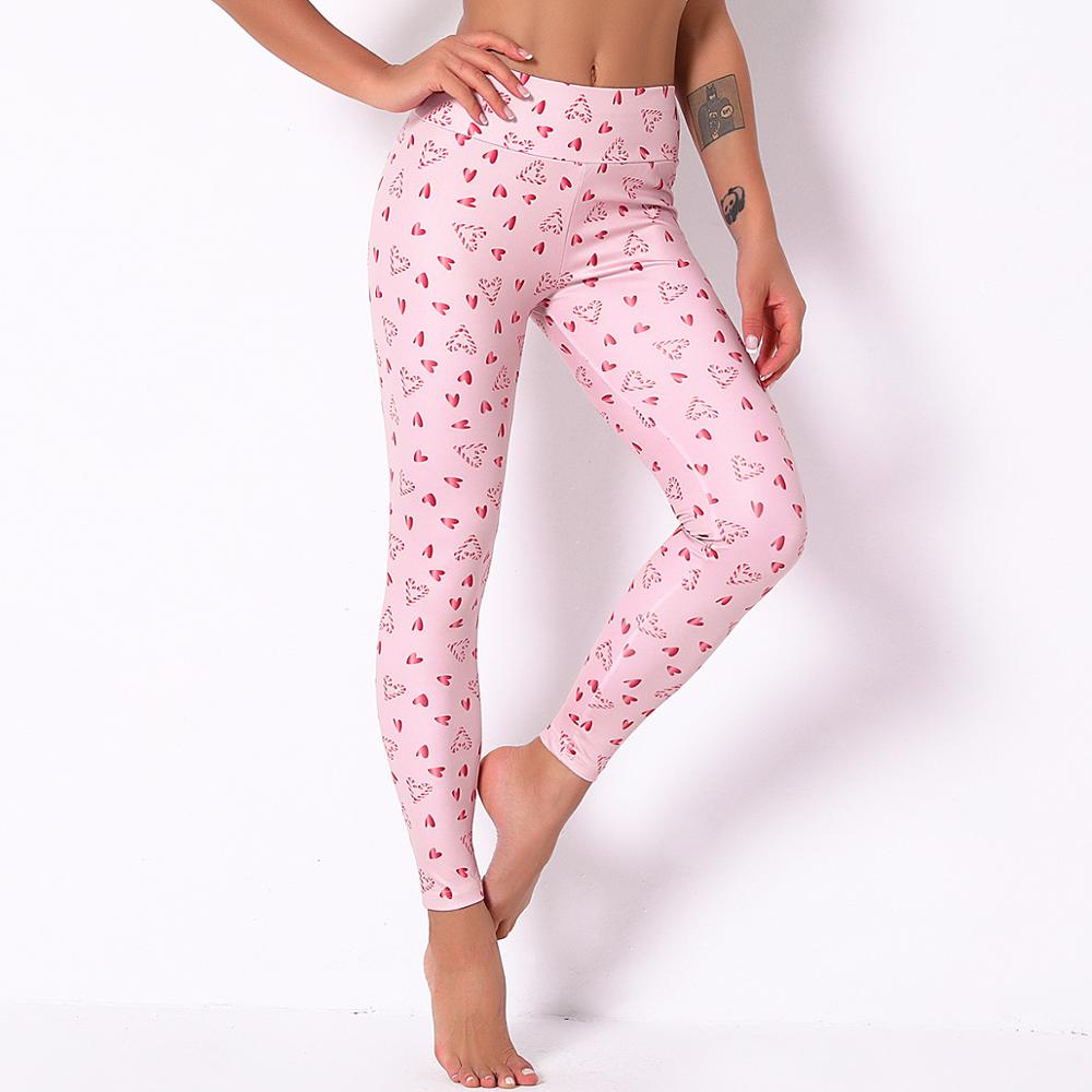 Seamless Christmas Print High Elastics Yoga Pants High Waist Hips Lifting Gym Fitness Female Sports Breathable Jogging Pants | Vimost Shop.