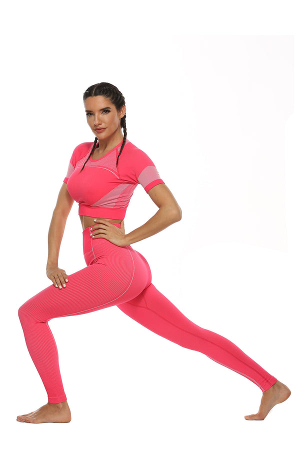 Spring New Yoga Suit Ladies Seamless an Aerobics Slim Hip Leggings | Vimost Shop.