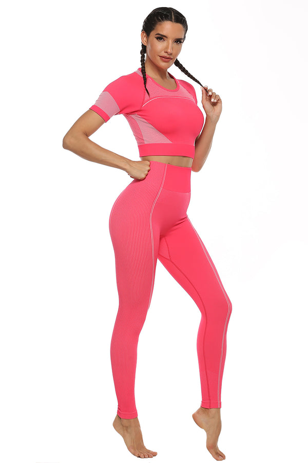 Spring New Yoga Suit Ladies Seamless an Aerobics Slim Hip Leggings | Vimost Shop.
