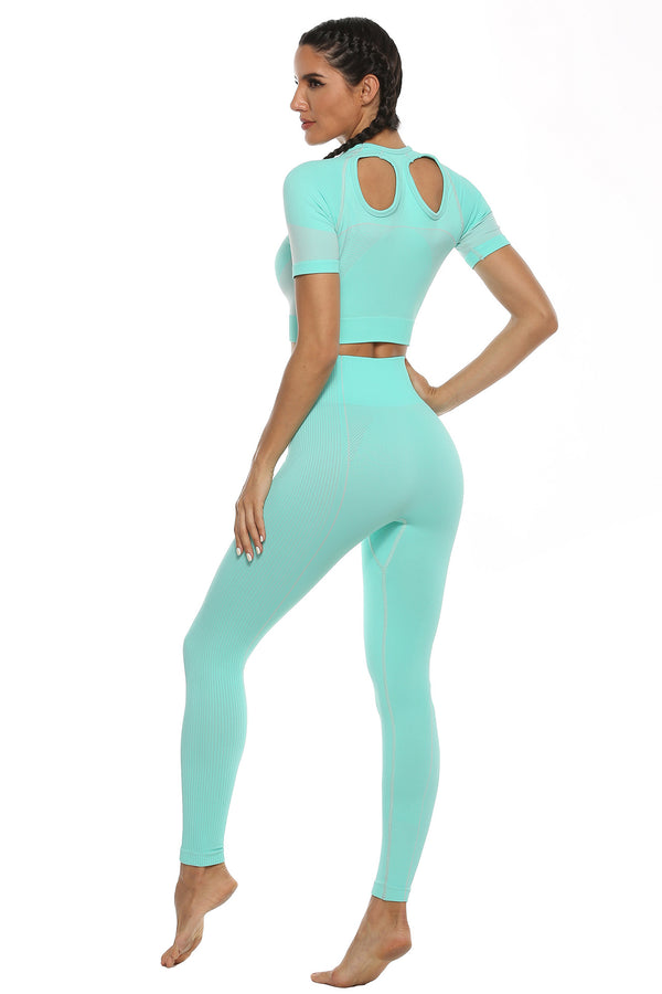 Spring New Yoga Suit Ladies Seamless an Aerobics Slim Hip Leggings | Vimost Shop.