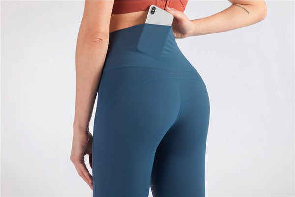 Yoga Leggings Peach Exaggerates Hips High-waisted Tights Moisture Wicking Quick-Drying Running Gymnastic Pants Jogging | Vimost Shop.