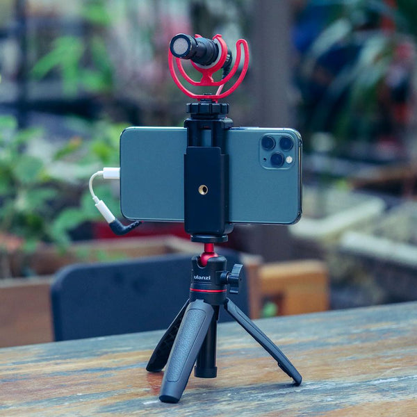MT-08 DSLR SLR Phone Vlog tripod Cold Shoe Phone Mount Holder for Microphone LED Light Mini Tripod for Sony A6400 A6300 | Vimost Shop.