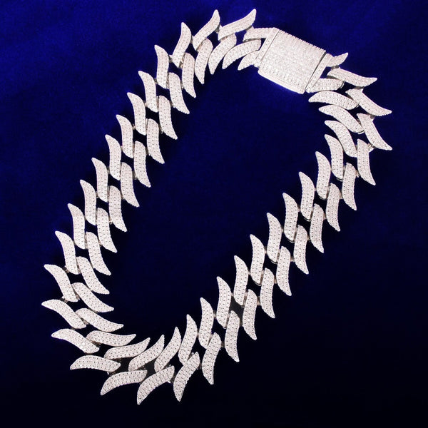 Solid 32mm Big Cuban Chain Men's Hip Hop Necklace Link Finish Zirconia Gold Color Fashion Rock Jewelry | Vimost Shop.