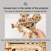 ROKR Hand Crank Projector Classic Film Vitascope 3D Wooden Puzzle Model Building Toys for Children Adult LK601 | Vimost Shop.