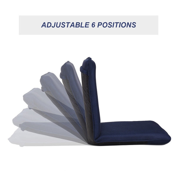 Modern Adjustable 6-Position Floor Chair Folding Lazy Man Sofa Chair Living Room Furniture | Vimost Shop.
