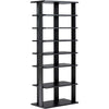 7-Tier Dual 14 Pair Shoe Rack Free Standing Concise Shelves Storage 2 Different Heights Shelves Durable Construction | Vimost Shop.