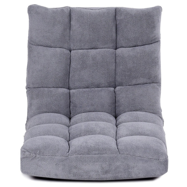 Adjustable 14-Position Cushioned Floor Chair Living Room Leisure Chair Chaise  Floor Chair  Lounge Chair | Vimost Shop.