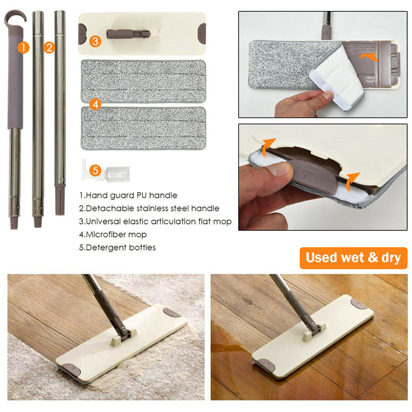 High Quality Multipurpose Unique Structure of Bucket Rotating Hanging Function Flat Squeeze Mops and Bucket Set | Vimost Shop.