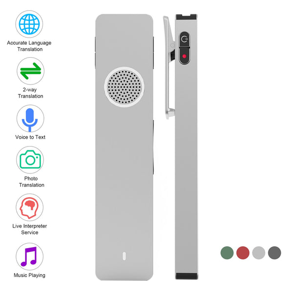 Mini Digital Voice Recorder Translator Real-time Transcription&Translation with Playback for Lectures Meetings Interviews туризм | Vimost Shop.