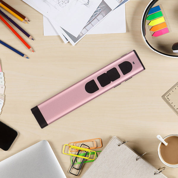 Rechargeable Powerpoint Presenter PPT Clicker Flip Pen Green Pointer with USB Receiver 70 Meters 2.4GHz Wireless Remote Control | Vimost Shop.