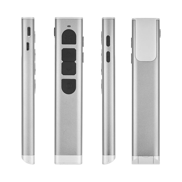 Rechargeable Powerpoint Presenter PPT Clicker Flip Pen Green Pointer with USB Receiver 70 Meters 2.4GHz Wireless Remote Control | Vimost Shop.