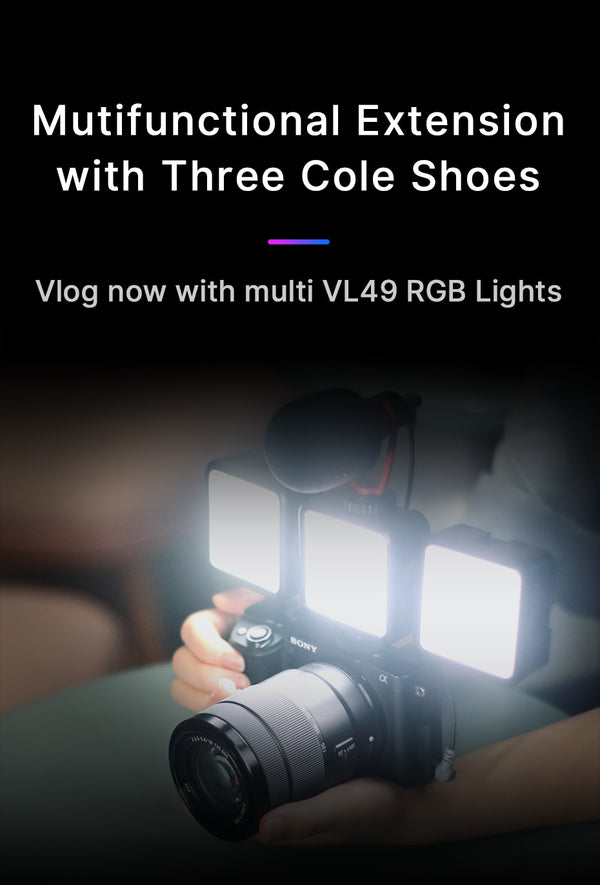 Mini RGB LED Video Light 2700K-9000K On Camera Fill Light Photography Lighting Pocket Live Tiktok Vlog Light lamp | Vimost Shop.