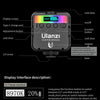 Mini RGB LED Video Light 2700K-9000K On Camera Fill Light Photography Lighting Pocket Live Tiktok Vlog Light lamp | Vimost Shop.