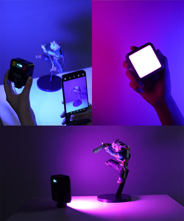 Mini RGB LED Video Light 2700K-9000K On Camera Fill Light Photography Lighting Pocket Live Tiktok Vlog Light lamp | Vimost Shop.