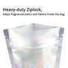 Recyclable Matte Clear Front Ziplock Storage Bags Metallic Mylar Eco Plastic Stand Up Pouches Food Package Bags For New Year | Vimost Shop.