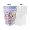 Recyclable Matte Clear Front Ziplock Storage Bags Metallic Mylar Eco Plastic Stand Up Pouches Food Package Bags For New Year | Vimost Shop.