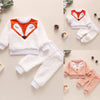 Winter Lamb Wool Newborn Baby Girls Clothes Cartoon Printed Tops And Pants Casual Round Neck Infant Girls Outfits Clothing D30 | Vimost Shop.