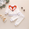 Winter Lamb Wool Newborn Baby Girls Clothes Cartoon Printed Tops And Pants Casual Round Neck Infant Girls Outfits Clothing D30 | Vimost Shop.