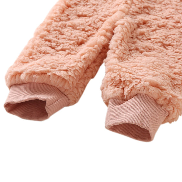 Winter Lamb Wool Newborn Baby Girls Clothes Cartoon Printed Tops And Pants Casual Round Neck Infant Girls Outfits Clothing D30 | Vimost Shop.