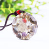 Labradorite Orgonite Pendant Natural Crystal Stone Energy Orgone Emf Protection Healing Jewelry Necklace Meditation Gift | Vimost Shop.