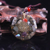 Labradorite Orgonite Pendant Natural Crystal Stone Energy Orgone Emf Protection Healing Jewelry Necklace Meditation Gift | Vimost Shop.