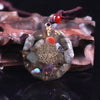 Labradorite Orgonite Pendant Natural Crystal Stone Energy Orgone Emf Protection Healing Jewelry Necklace Meditation Gift | Vimost Shop.